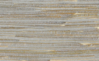product image of Grasscloth Wallpaper in Metallic and Off-White design by Seabrook Wallcoverings 535