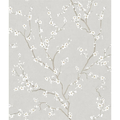product image of Grey Cherry Blossom Peel & Stick Wallpaper by RoomMates for York Wallcoverings 550