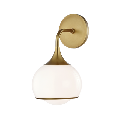 product image of reese 1 light wall sconce by mitzi h281301 agb 1 524