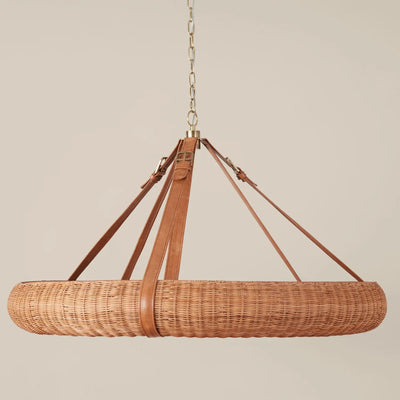 product image of Pampas Rattan Halo Chandelier 1 56