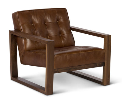 product image for Harrison Leather Chair in Belle Warmth 38