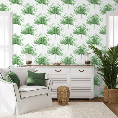 product image for Pacific Palm Peel & Stick Wallpaper in Greenery 38