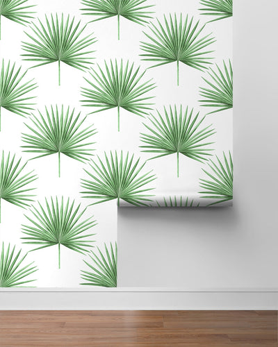 product image for Pacific Palm Peel & Stick Wallpaper in Greenery 52