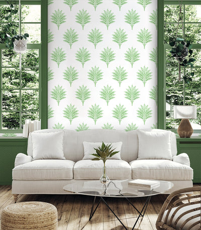 product image for Sea Breeze Palm Peel & Stick Wallpaper in Greenery 89