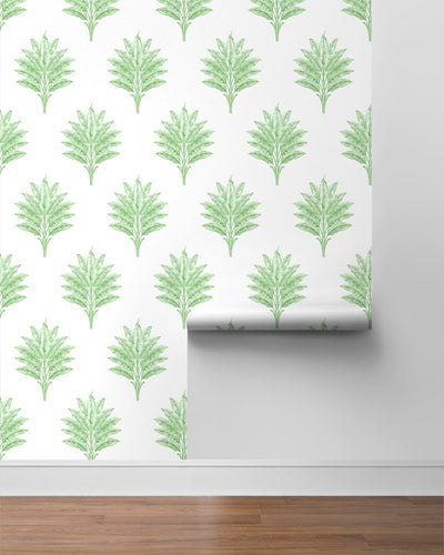 product image for Sea Breeze Palm Peel & Stick Wallpaper in Greenery 37