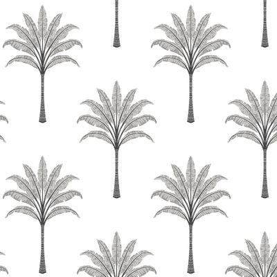 product image of Montgomery Palm Peel & Stick Wallpaper in Harbor Grey 545