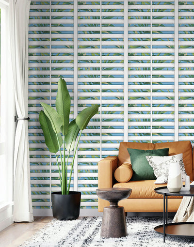 product image for Richwood Shutters Peel & Stick Wallpaper in Ciel 98