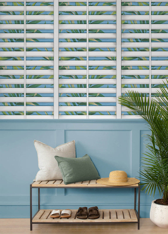 media image for Richwood Shutters Peel & Stick Wallpaper in Ciel 218