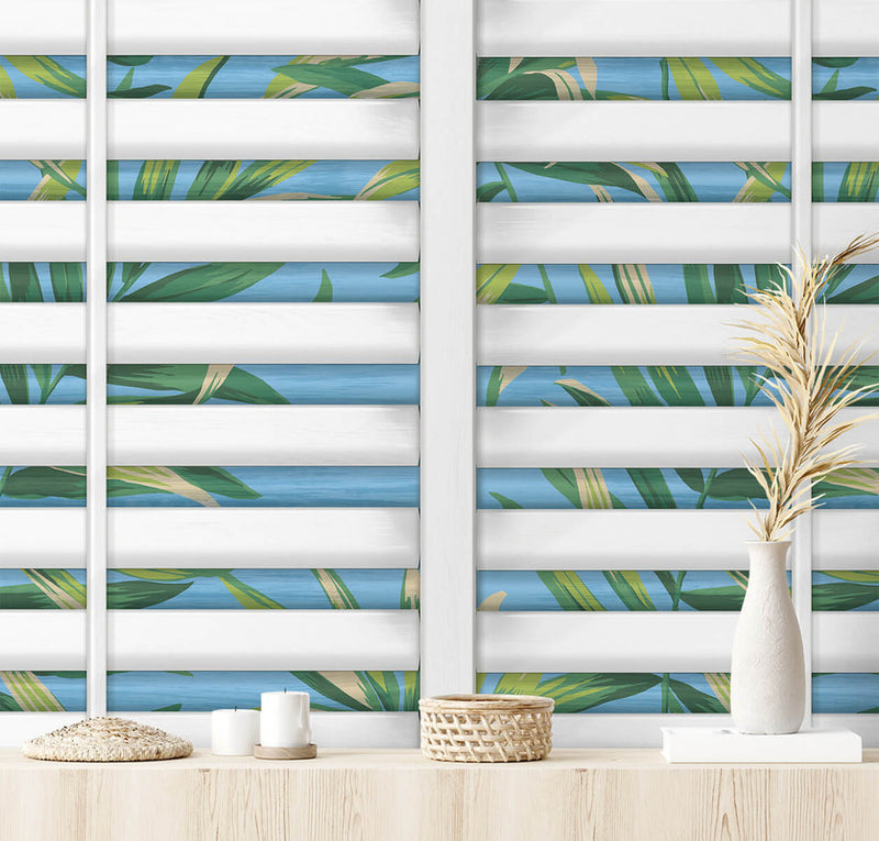 media image for Richwood Shutters Peel & Stick Wallpaper in Ciel 244