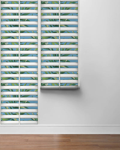 product image for Richwood Shutters Peel & Stick Wallpaper in Ciel 13