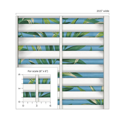 product image for Richwood Shutters Peel & Stick Wallpaper in Ciel 81