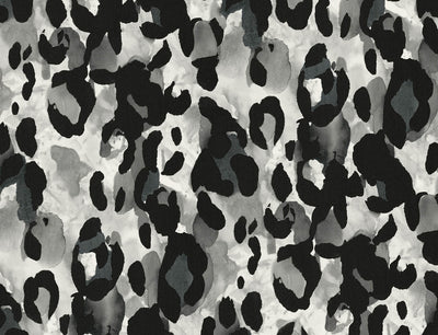 product image of Leopard Print Peel & Stick Wallpaper in Anchored Grey 582