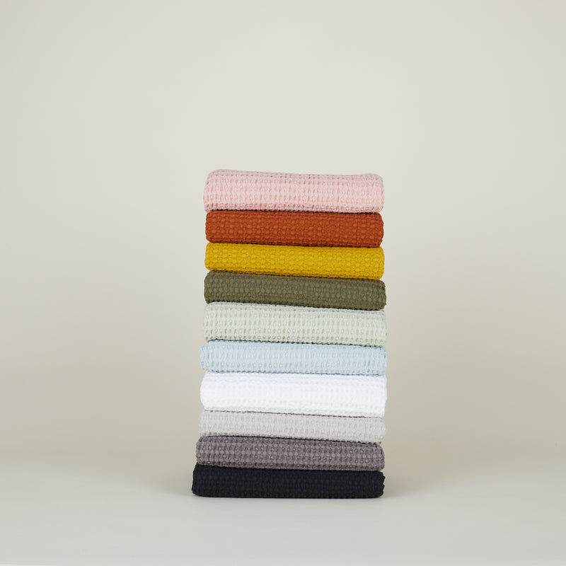 media image for Simple Waffle Towel in Various Colors & Sizes by Hawkins New York 245