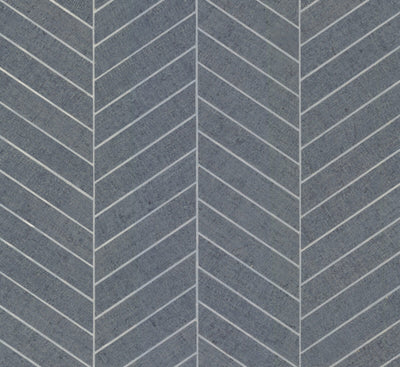 product image for Atelier Herringbone Wallpaper in Steel Blue 71