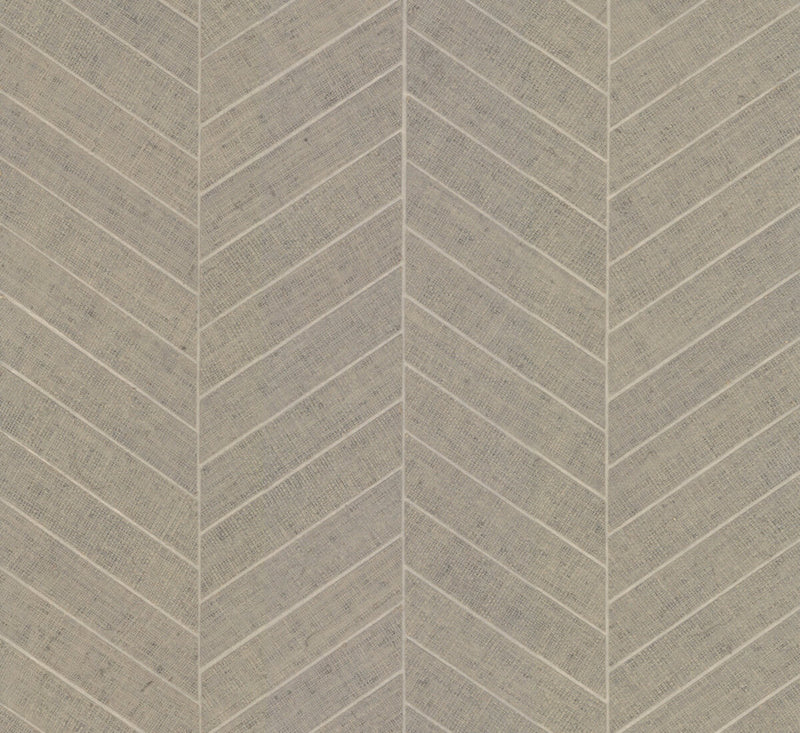 media image for Atelier Herringbone Wallpaper in Linen 230
