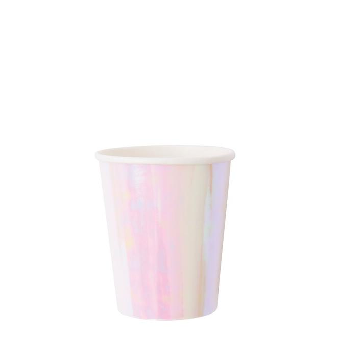 media image for iridescent party cups by meri meri 1 285