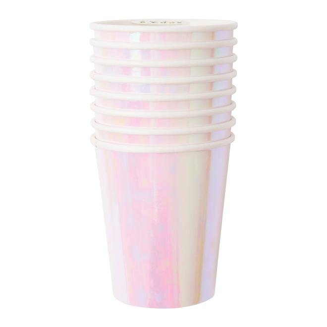 media image for iridescent party cups by meri meri 2 244