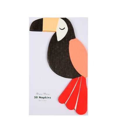 product image for go wild toucan napkins by meri meri 2 13