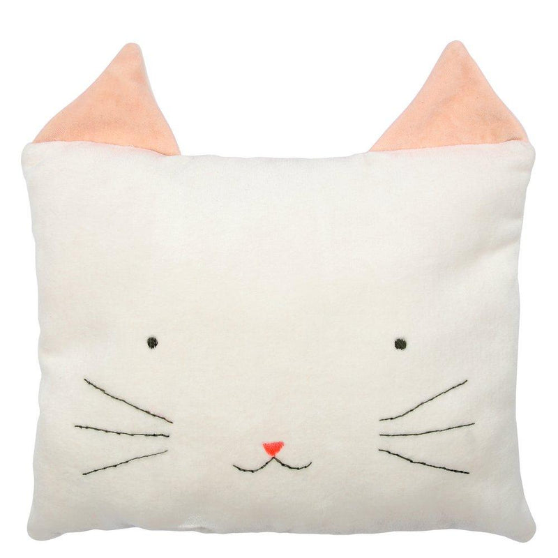 media image for cat velvet cushion by meri meri 1 217