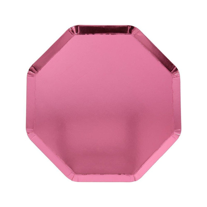 media image for metallic pink side plates by meri meri 1 294