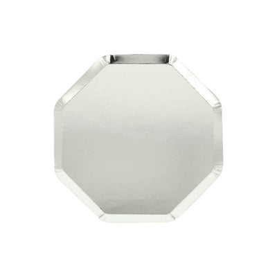 product image of silver cocktail plates by meri meri 1 568