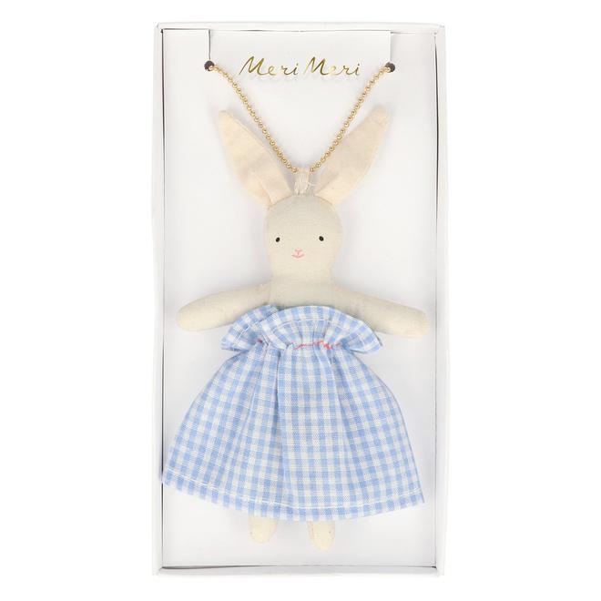 media image for bunny doll necklace by meri meri 1 258