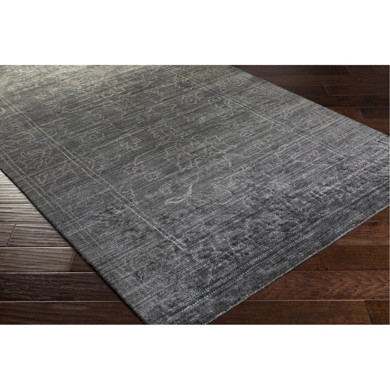 media image for Hightower HTW-3002 Hand Knotted Rug in Charcoal & Light Gray by Surya 266
