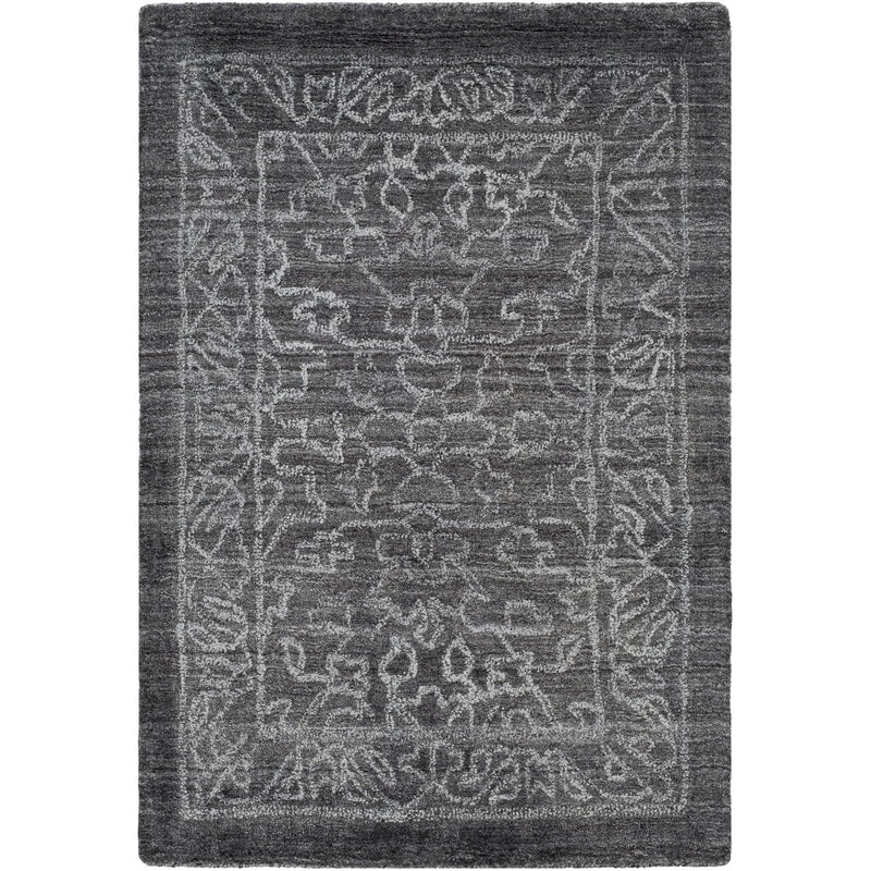 media image for Hightower HTW-3002 Hand Knotted Rug in Charcoal & Light Gray by Surya 238