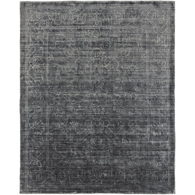 product image for Hightower HTW-3002 Hand Knotted Rug in Charcoal & Light Gray by Surya 11