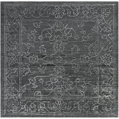 product image for Hightower HTW-3002 Hand Knotted Rug in Charcoal & Light Gray by Surya 4