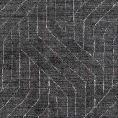 product image for Hightower HTW-3011 Hand Knotted Rug in Charcoal & Black by Surya 8