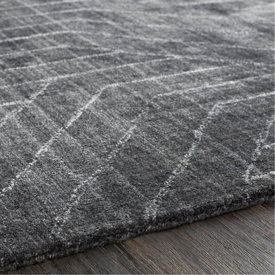 product image for Hightower HTW-3011 Hand Knotted Rug in Charcoal & Black by Surya 70