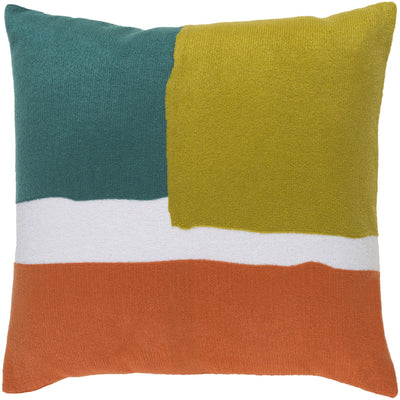 product image of Harvey HV-004 Woven Pillow in Bright Orange & Lime by Surya 559