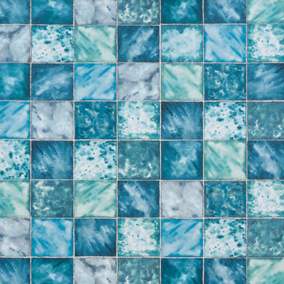 product image of Hammam Wallpaper in Teal from the Folium Collection by Osborne & Little 577