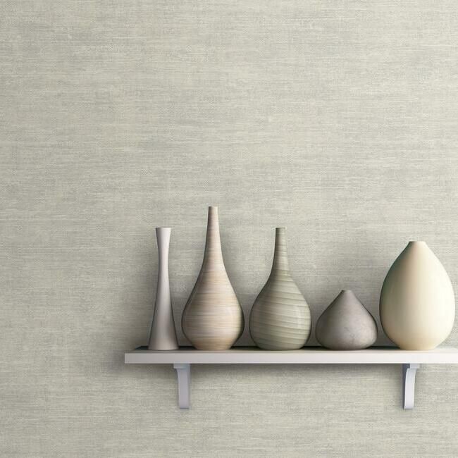 media image for Heathered Wool Wallpaper in Cream by Antonina Vella for York Wallcoverings 273