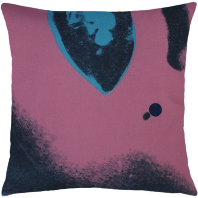 product image of Andy Warhol Art Pillow in Pink & Blue design by Henzel Studio 558