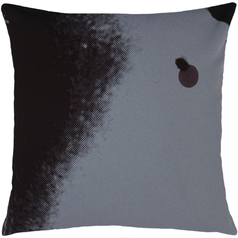 media image for Andy Warhol Art Pillow in Black & Grey design by Henzel Studio 213