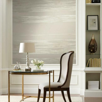 product image for Horizontal Dry Brush Wallpaper in Taupe from the Ronald Redding 24 Karat Collection by York Wallcoverings 0