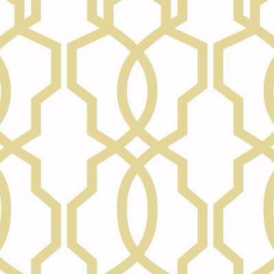 product image for Hourglass Trellis Wallpaper in Yellow from the Geometric Resource Collection by York Wallcoverings 56