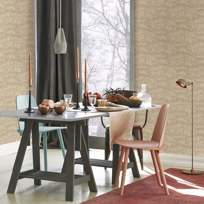 product image for Hydra Geometric Wallpaper in Taupe from the Polished Collection by Brewster Home Fashions 67