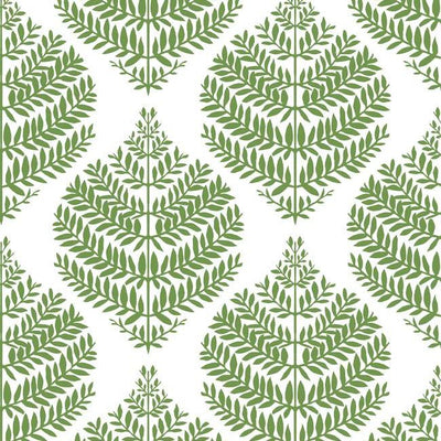 product image of Hygge Fern Damask Peel & Stick Wallpaper in Green by RoomMates for York Wallcoverings 551
