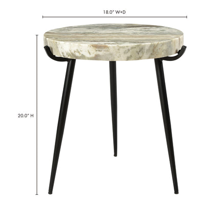 product image for Brinley Marble Accent Table 5 59