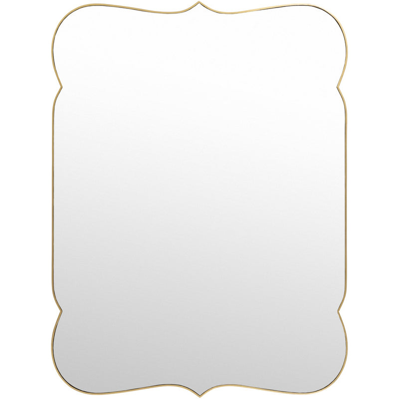 media image for Imelda IME-002 Rectangular Mirror in Gold by Surya 236