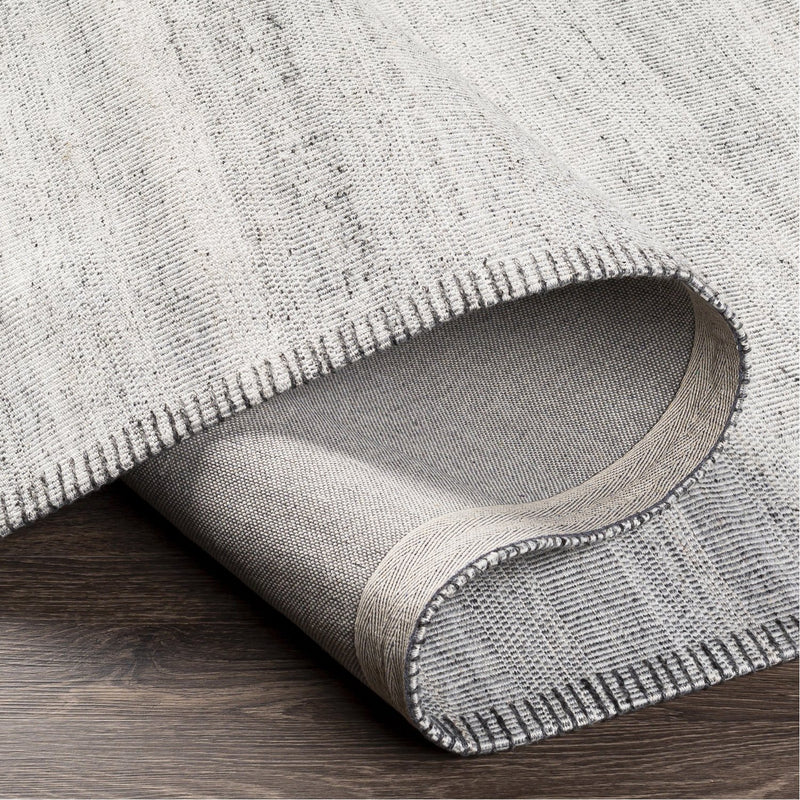 media image for Irvine IRV-2302 Hand Woven Rug in Silver Grey & Medium Grey by Surya 252