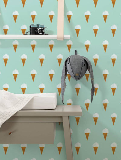 product image for Ice Cream Kids Wallpaper in Mint by KEK Amsterdam 31