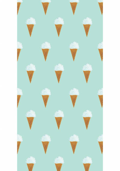 product image for Ice Cream Kids Wallpaper in Mint by KEK Amsterdam 4