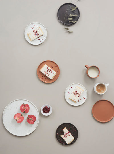 product image for inka lunch dessert plate pack of 2 brown by oyoy 5 7