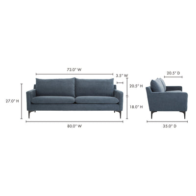 product image for Paris Sofa Blue 7 99