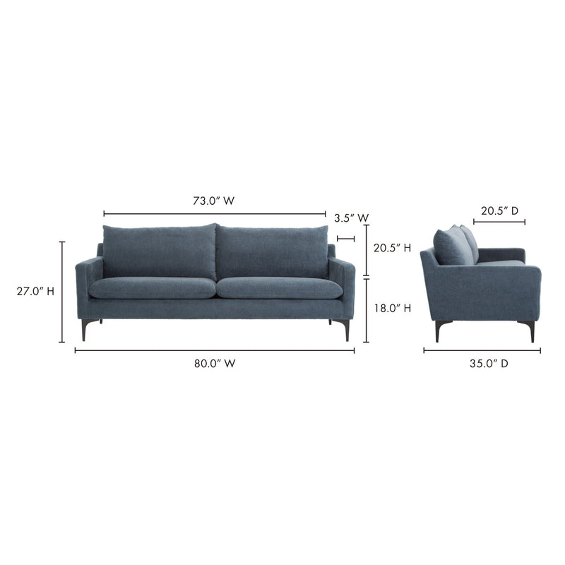 media image for Paris Sofa Blue 7 254