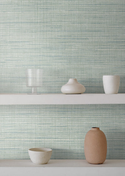 product image for Mei Calming Mint Wallpaper from the Japandi Collection by Seabrook Wallcoverings 39